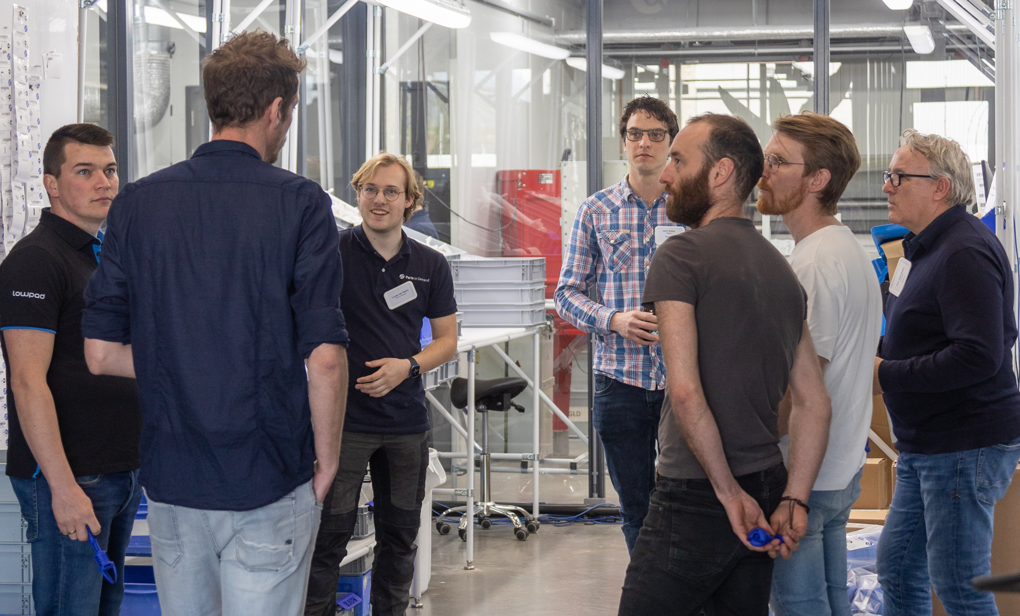 Uitleg tijdens behind the scenes