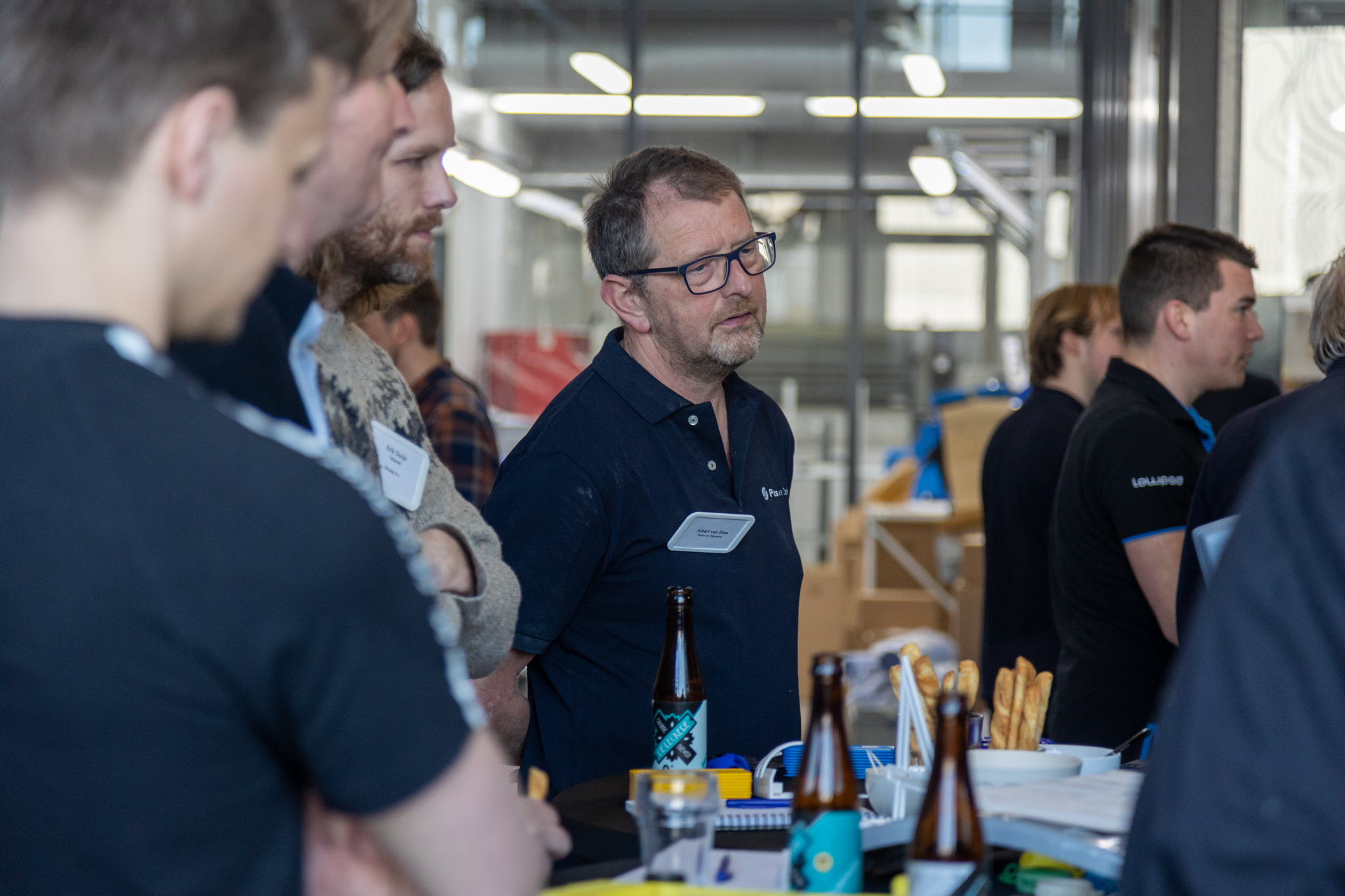 Achter de schermen - Sfeerfoto