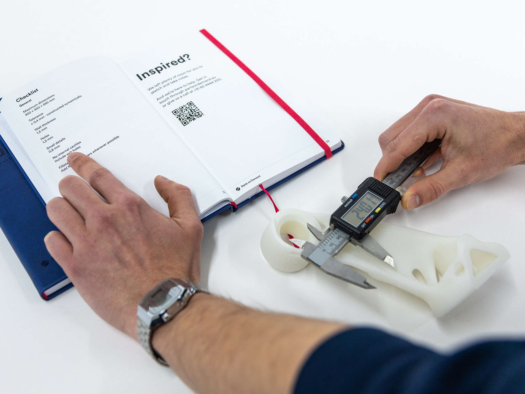 Engineer aan de slag met de design guidelines van Parts on Demand