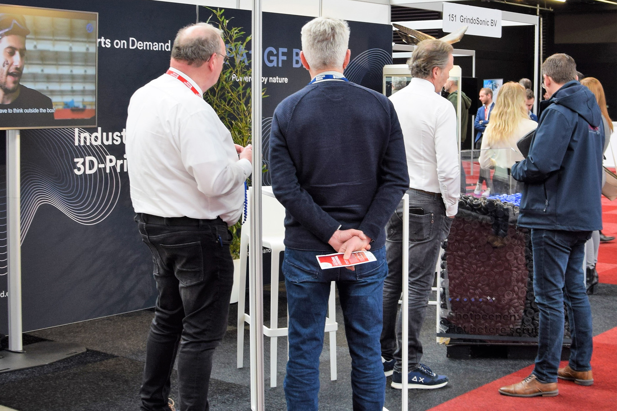 De stand van Parts on Demand op AM for Production