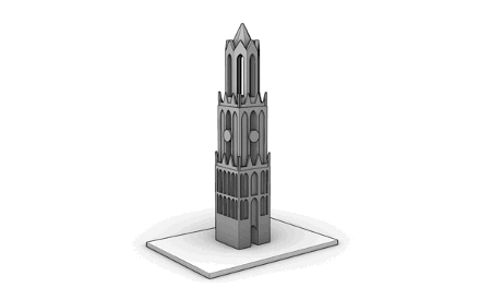 Verschalen van de domtoren