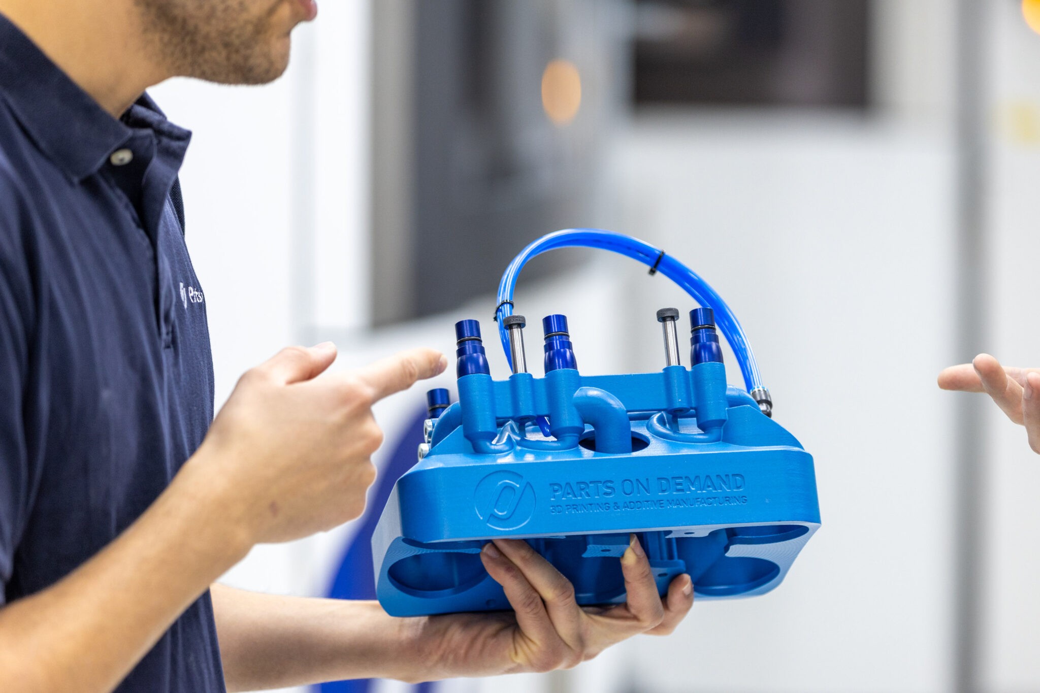 PA12 Blue MD voor door-en-door, voedselveilige en detecteerbare onderdelen