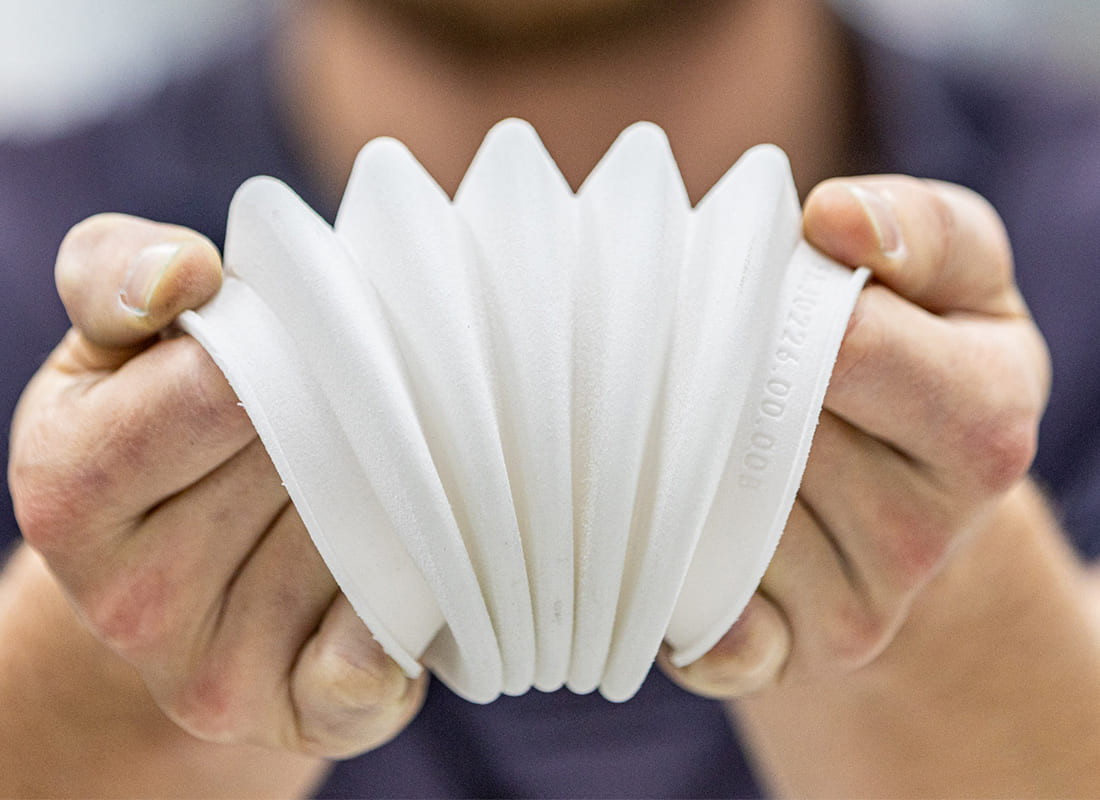 Wat kost 3D printen? - Prijsvoorbeeld van een balg